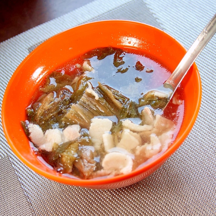 台湾の客家料理『福菜肉片湯』
